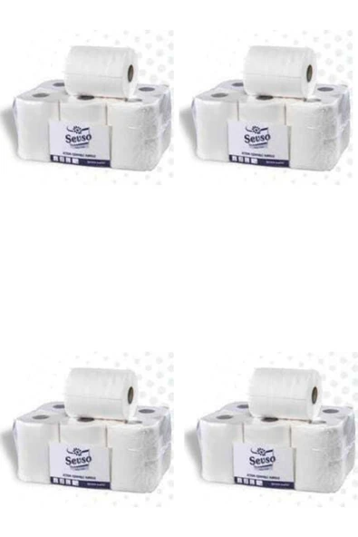 SEVSO Içten Çekmeli Kağıt Havlu 6 Rulo X 4 Koli 24 Rulo Set