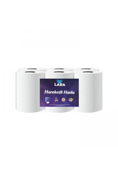 Lara Fotoselli Hareketli Havlu 21cm 59 Metre Ultra 6 Rulo Sensörlü Kağıt Havlu