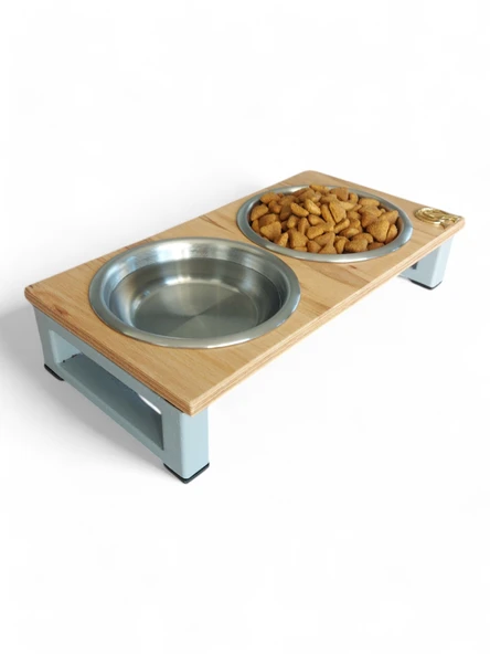 Kedi ve Köpekler İçin Dayanıklı Mama ve Su Standı Sağlıklı ve Şık Tasarım - Resim 4