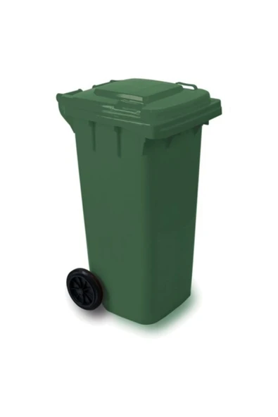 Fasel Çöp Kovası 120 Lt Yeşil Sembol Plastik