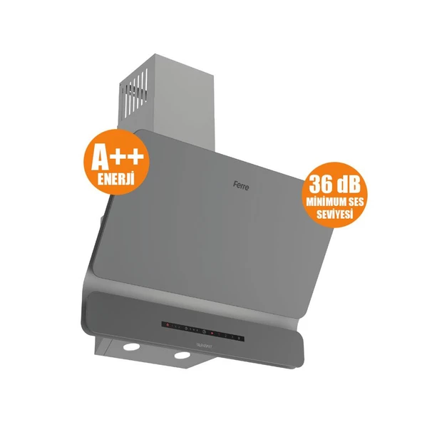 Ferre FRYART-SILENTART Serisi Gri Set (SS208 + QEP63CPR +D082-SA ) - Emaye Izgara - 7