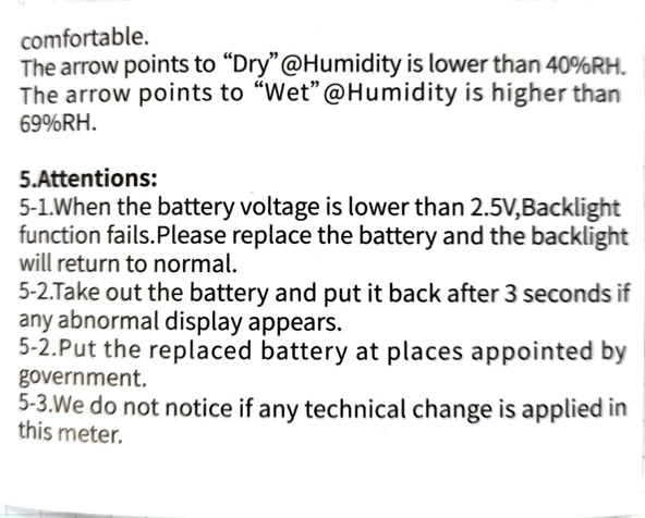 LİFE NET Dijital Isı ve Nem Ölçme Termometre Saat & Tarihli Renkli Ekran - Resim 6