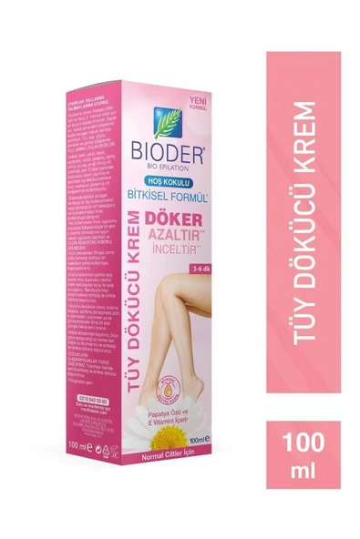 Bioder Bio-Epilation Kadınlar İçin Tüy Dökücü Krem 100 ml