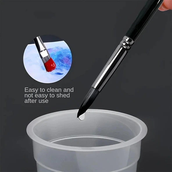 24 adet Parçadan Oluşan Profesyonel Boya Fırça Seti - 4