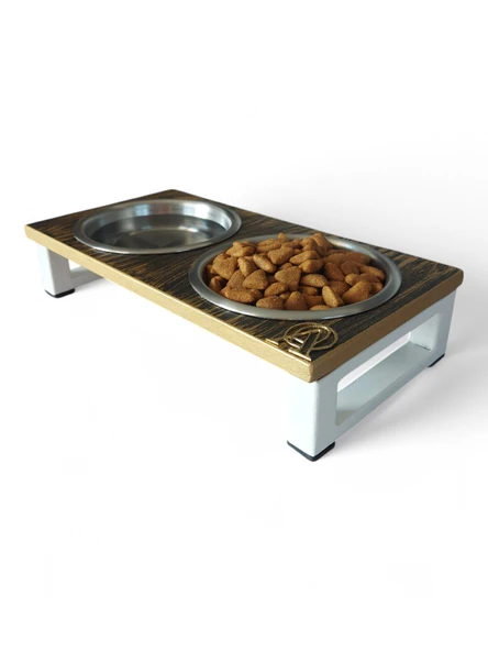 Kedi ve Köpekler İçin Dayanıklı Mama ve Su Standı  Sağlıklı ve Şık Tasarım Okay Store - Resim 3