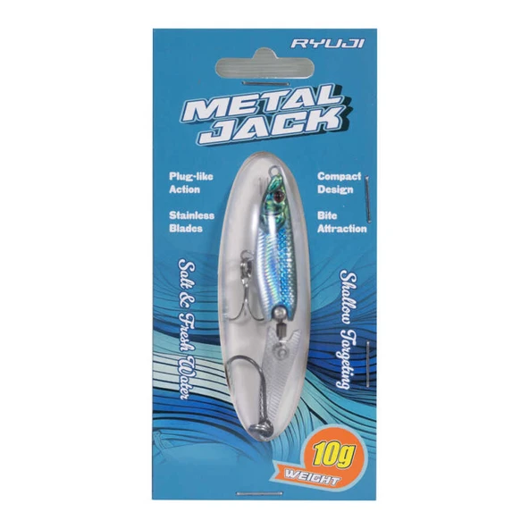 RYUJI METAL JACK 10GR  Standart ZEBRA GLOW - 3