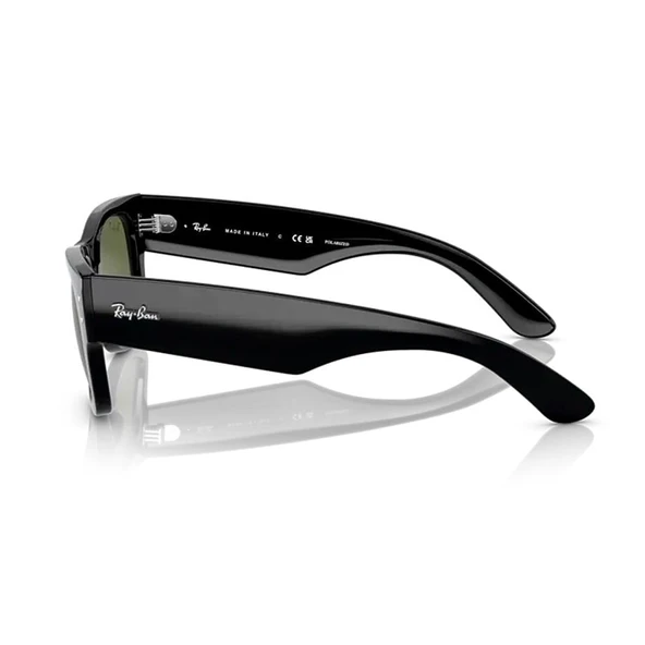 Ray-Ban Mega Wayfarer Güneş Gözlüğü RB0840S 901/31 51 Ekartman Black Green - 2