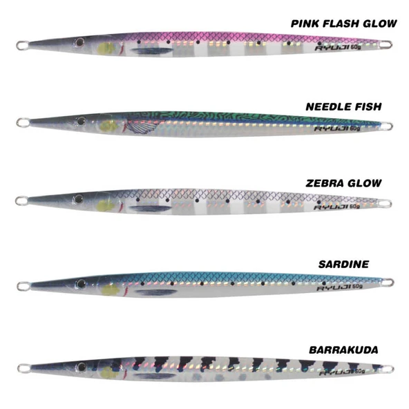 RYUJI GARFISH JIG 100GR, BARRAKUDA  Standart NEEDLE FISH