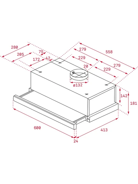 TEKA TL 6210 INOX Sürgülü Aspiratör - 3