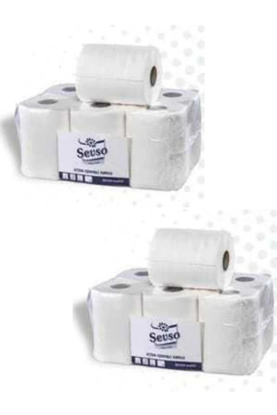 SEVSO Içten Çekmeli Kağıt Havlu 6 Rulo X 2 Koli 12 Rulo Set