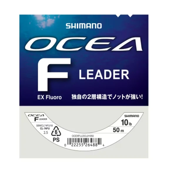 Shimano Ocea F Leader Fluorocarbon Misina 50mt 0,265mm