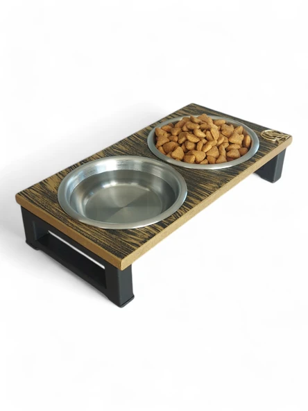 Kedi ve Köpekler İçin Dayanıklı Mama ve Su Standı Sağlıklı ve Şık Tasarım - Resim 4