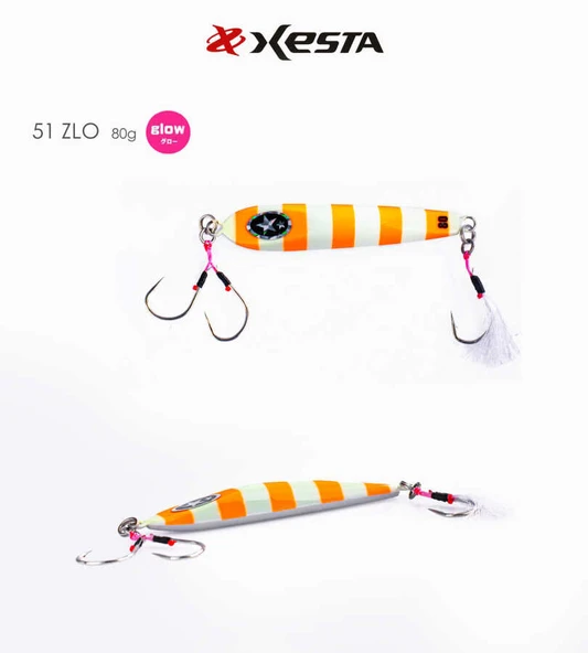 XESTA SCRAMBLE BABY FLARE SLJ 80G JIG ZLO