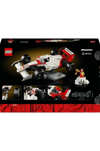 LEGO ® Icons McLaren MP4/4 ve Ayrton Senna 10330- 18 Yaş ve Üzeri İçin Yapım Seti (693 Parça)