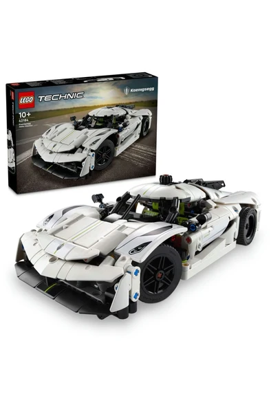 LEGO ® Technic Koenigsegg Jesko Absolut Beyaz Hiper Araba 42184 - 10 Yaş ve Üzeri Yapım Set(801Parça)