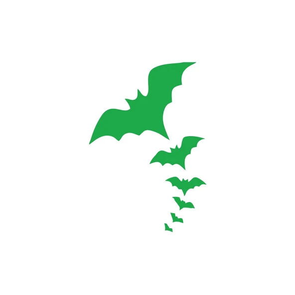 Uçan Yarasalar Araba Sticker 17x17 Cm Yeşil ürün görseli 1