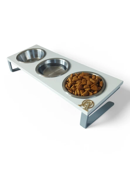 Kedi ve Köpekler İçin Dayanıklı Mama ve Su Standı Sağlıklı ve Şık Tasarım ürün görseli