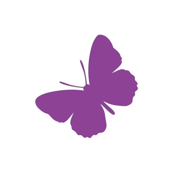 Kelebek Araba Sticker 17x17 Cm Mor ürün görseli