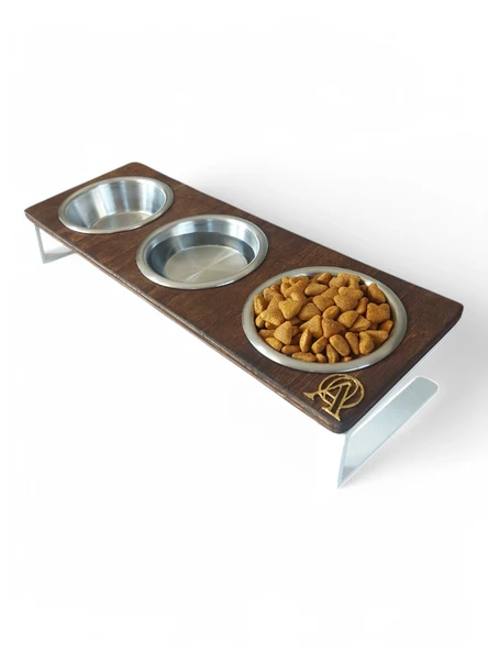 Kedi ve Köpekler İçin Dayanıklı Mama ve Su Standı Sağlıklı ve Şık Tasarım ürün görseli