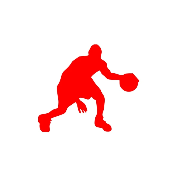 Basketbol Silüet Araba Sticker 17x17 Cm Kırmızı ürün görseli