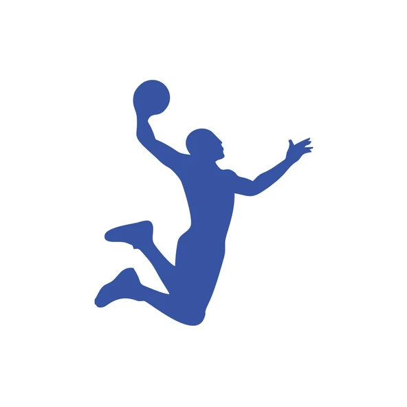 Basketbol Silüet Araba Sticker 17x17 Cm Mavi ürün görseli 1