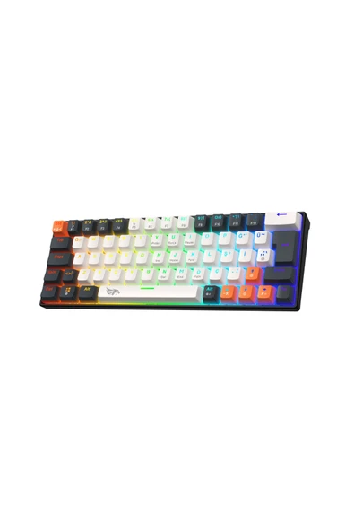 gameagle Mk64 Pro 10 Farklı Rainbow Aydınlatma Mekanik Blue Swıch Klavye (BAB KOMBİNASYON) - 2