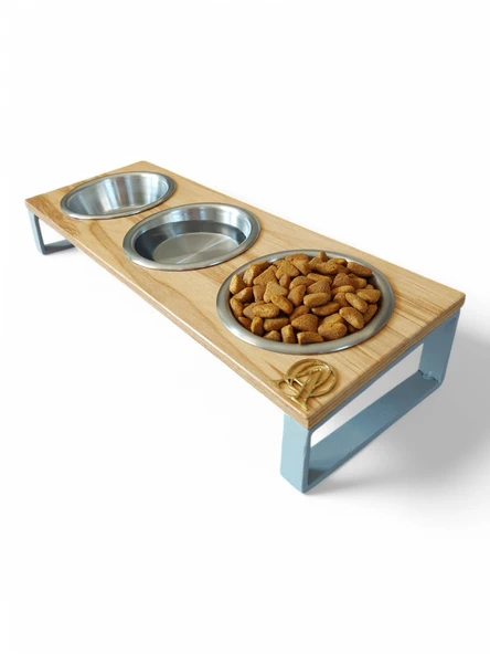 Kedi ve Köpekler İçin Dayanıklı Mama ve Su Standı Sağlıklı ve Şık Tasarım ürün görseli