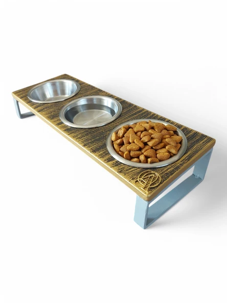 Kedi ve Köpekler İçin Dayanıklı Mama ve Su Standı Sağlıklı ve Şık Tasarım ürün görseli