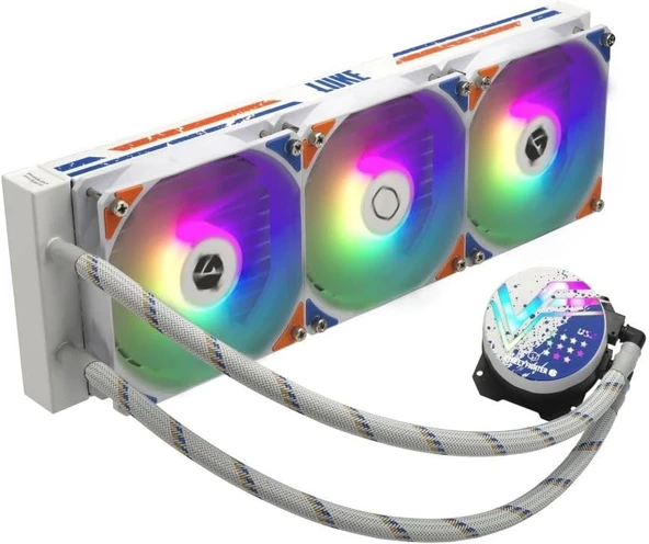 Cooler Master Fan Cpu Sıvı Soğutucu Lıquıd 360L Core Sf6 Luke Argb Beyaz Mlw-D36M-A17Pz-Lk