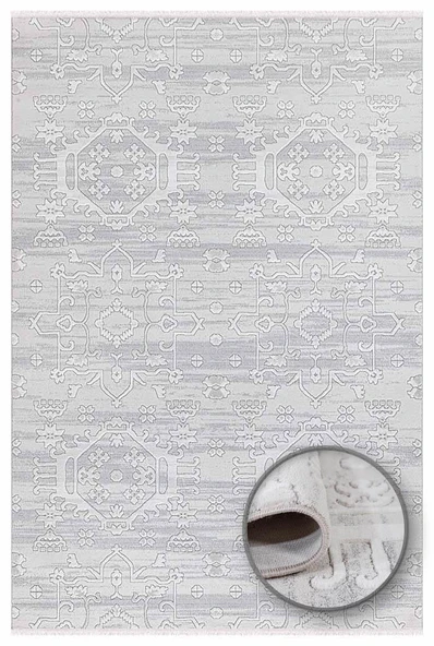 İpek Halı Salon Halısı 200x290 Dalida 3215A Gri