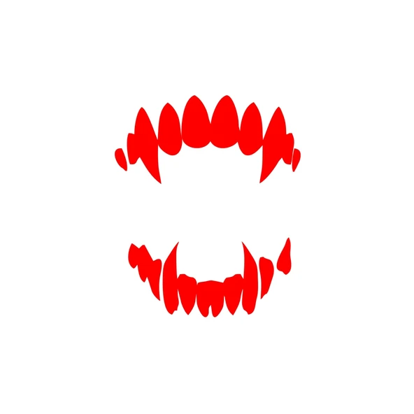 Vampir Diş Araba Sticer 17x17 Cm Kırmızı ürün görseli 1