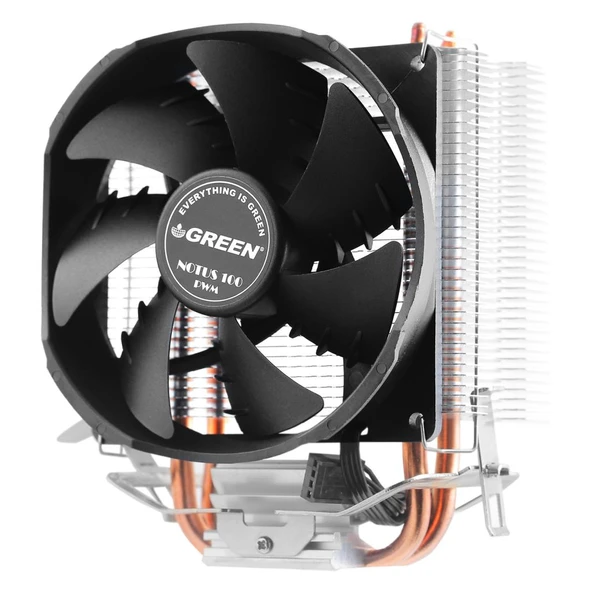 Green Fan Cpu Combo Notus 100-Pwm Bakır Boru Kule Tipi Intel&Amd 1200+1151+1155+1156/ Amd4