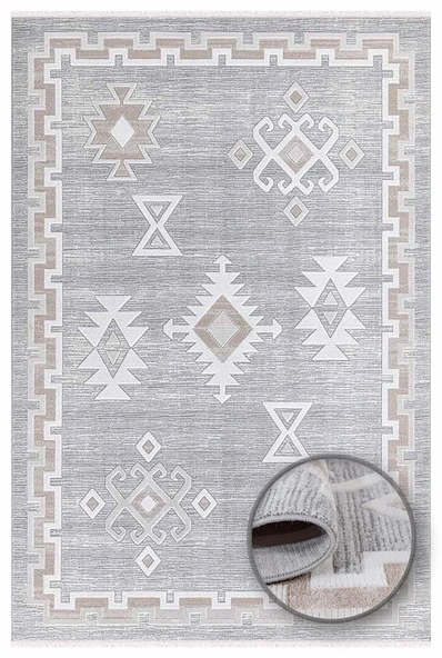 İpek Halı Oda Halısı 160x230 Dalida 3213A Gri