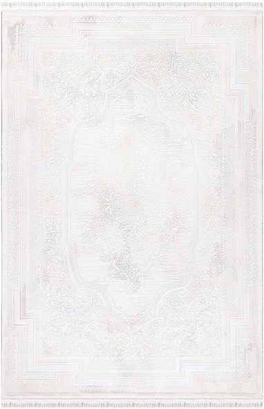 İpek Halı Oval Halısı 100x200 Blossom 13453 Krem