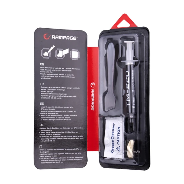 Rampage Thermal Macun Tm-220 2G 11W/M.K Grı Yüksek Performans