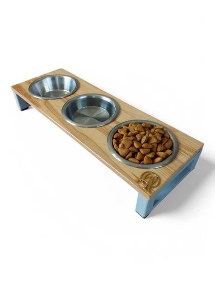 Kedi ve Köpekler İçin Dayanıklı Mama ve Su Standı Sağlıklı ve Şık Tasarım ürün görseli