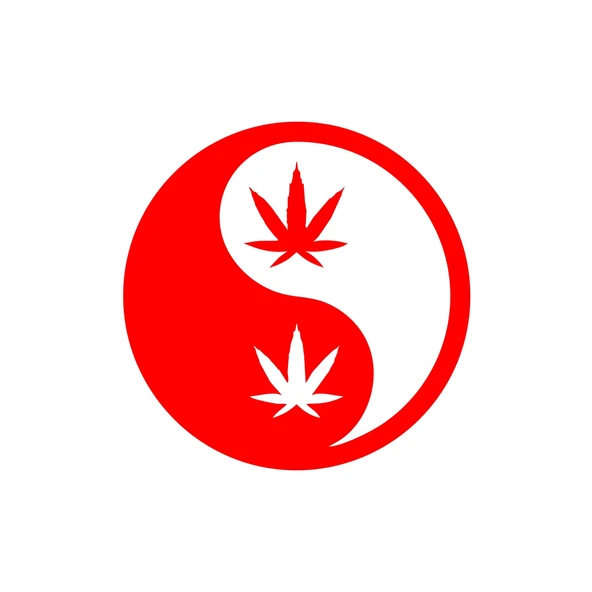 Ying Yang Araba Sticker 17x17 Cm Kırmızı ürün görseli