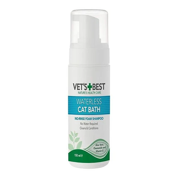 Vets Best Durulanmayan Kedi Şampuanı 150ml