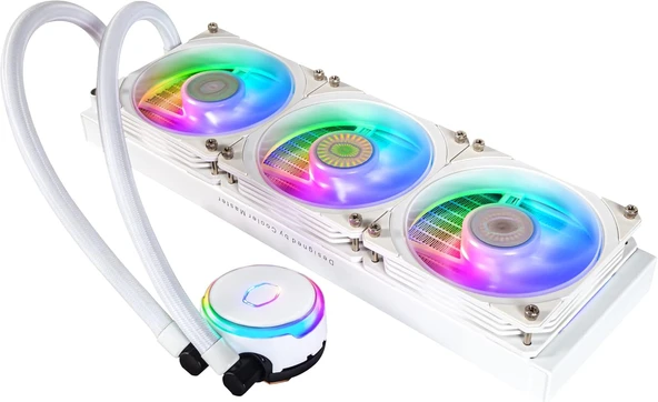 Cooler Master Fan Cpu Sıvı Soğutucu Lıquıd Pl360 Flux Argb Beyaz Mly D36M A23Pz Rw