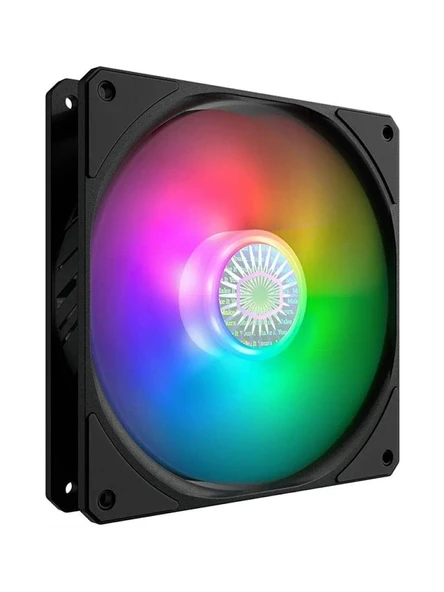 Xaser Fan Kasa Cf04 35Cfm 1200Rpm 12Cm Argb Pwm Soketlı Siyah