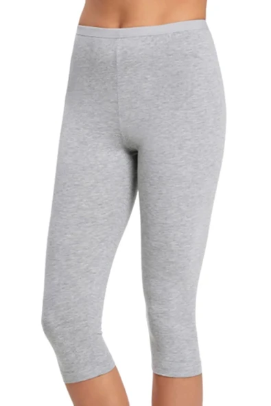 Has Altunkoza 6'lı Paket Kadın Kapri Tayt Elastan Beyaz 11002