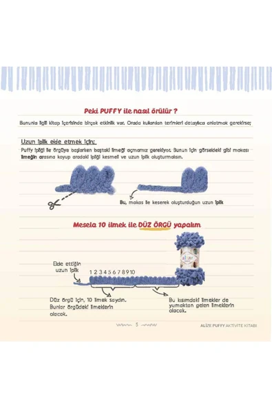 Alize Puffy Color El Örgü Ipi 5925 5 Adet - 7