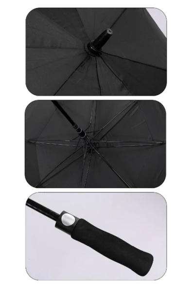 Rainwalker Yüksek Kaliteli Fiber Protokol Baston Şemsiye 150cm Kılıflı - 3