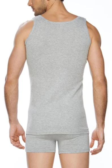 Güryıldız 6 Adet Renkli Erkek Ribana Atlet Yüzde Yüz Pamuk 24003 - 4