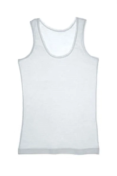 Güryıldız 6'lı Paket Geniş Askılı Kız Çocuk Atlet Beyaz 27215