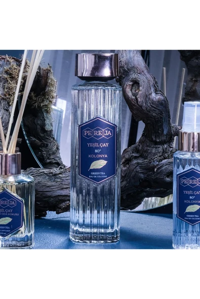 PEREJA COSMETICS Pereja Yeşil Çay Kolonyası 250 ml Cam Şişe - 2