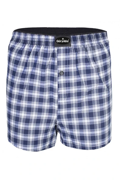 Güryıldız (Asorti Renk) Poplin Boxer Şhort 3 Adet 24510