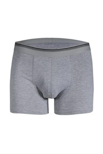 Güryıldız Underwear 3'lü Erkek Gri Kısa Likralı Boxer 24513