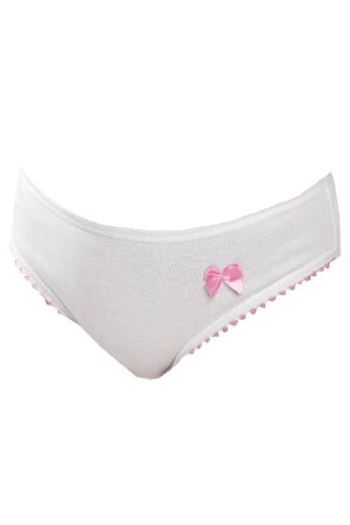 Güryıldız 6'lı Paket Ponponlu Penye Ribana Kız Çocuk Külot 27605