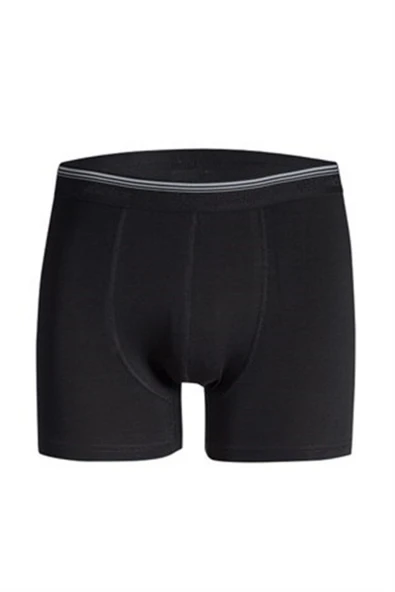 Güryıldız Underwear Güryıldız 6'lı Siyah Kısa Spor Kesim Likralı Boxer 24513